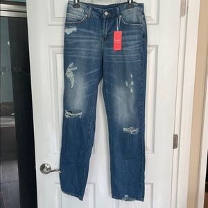 Women's Straight Leg Blue Flamingo Jeans size small NWT